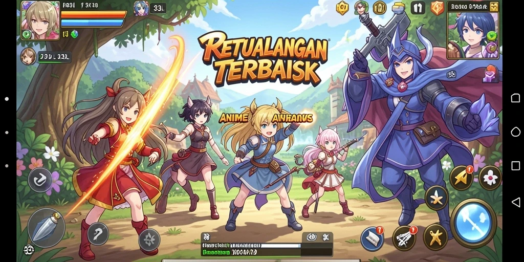Tangkapan layar 33L menampilkan aksi seru dalam petualangan Anime.