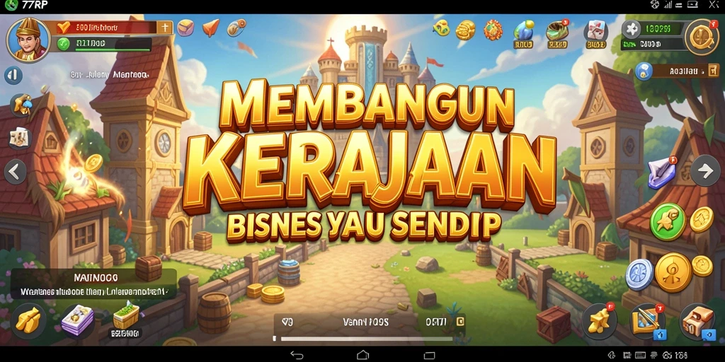 Tampilan gameplay 77RP yang menggambarkan pengelolaan bisnis Tycoon.