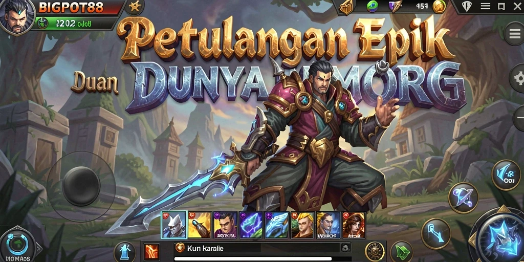 Tangkap aksi seru dalam pertarungan MMORPG BIGPOT88.
