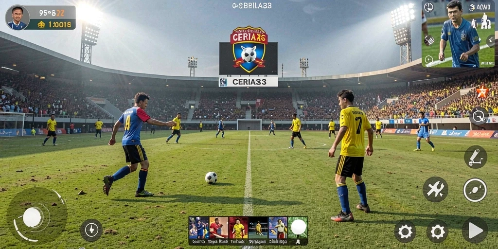 Tampilan gameplay CERIA33 yang seru dan menegangkan.