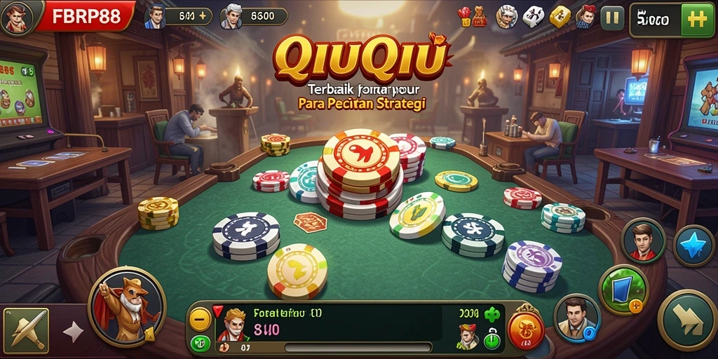 Screenshot gameplay QiuQiu FBRP88 yang seru dan menantang.