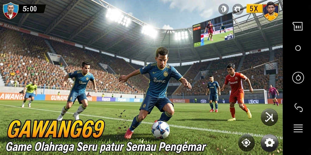 Screenshot utama GAWANG69 menampilkan aksi mendebarkan di lapangan.