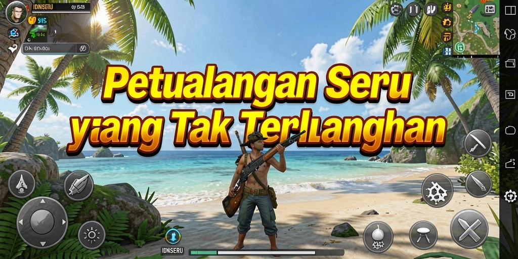Screenshot gameplay IDNSERU menampilkan petualangan seru dan karakter yang memukau.