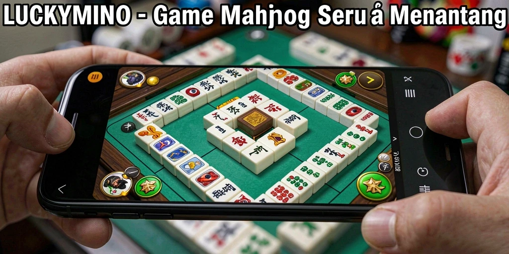 Tampilan gameplay seru dan menantang di LUCKYMINO.