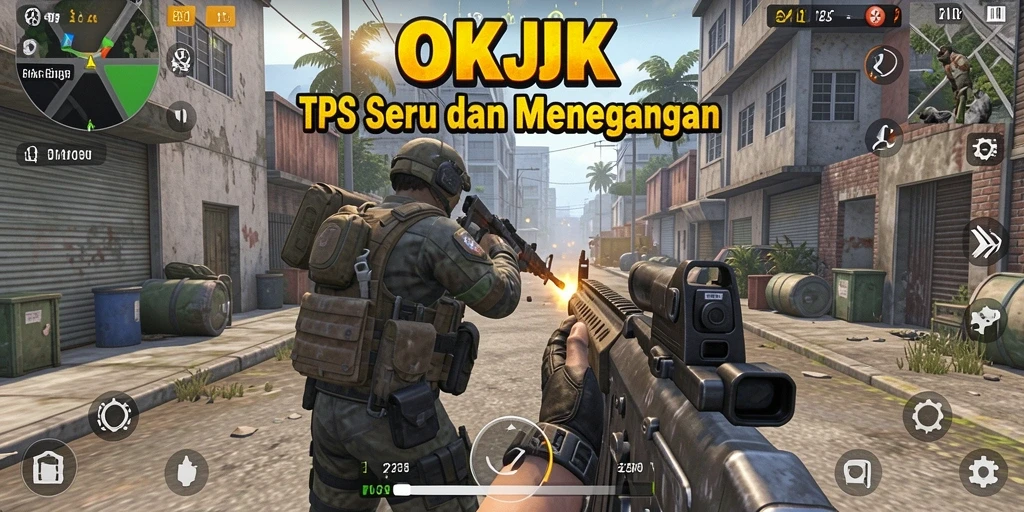 Gameplay seru dan menegangkan dalam OKJK sebagai game TPS.