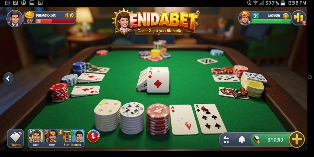 Tangkapan layar gameplay Gaple yang seru di PENIDABET.