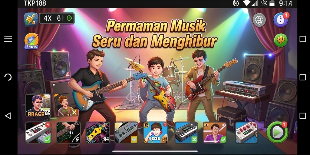 Tampilan gameplay TKP188 yang memukau dan seru.