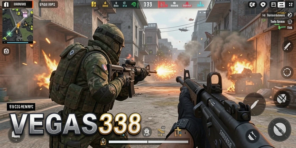 Tangkapan layar menampilkan aksi mendebarkan dalam game FPS.